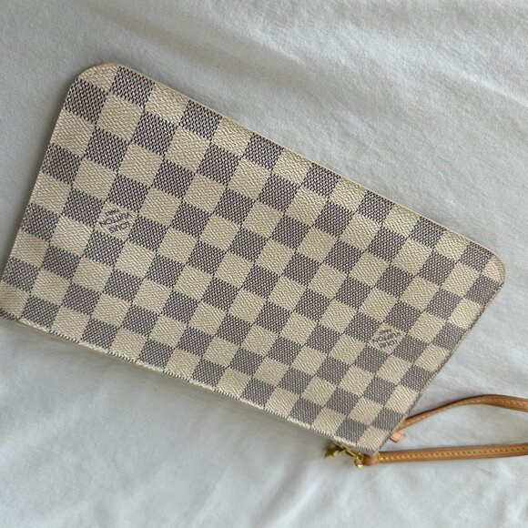 Louis Vuitton Neverfull NM MM Damier Azur - Guaranteed Authentic - Picture 14 of 15